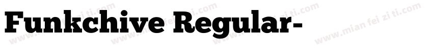 Funkchive Regular字体转换